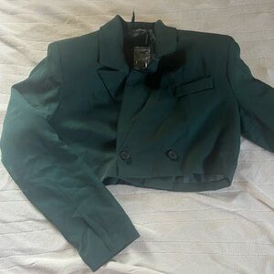 Dark/Forest Green suit blazer and pants